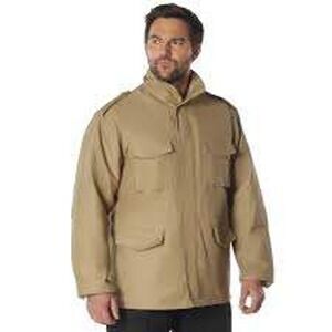 Rothco Mens Khaki Tan M-65 Military Field Jacket XL Tactical Gorpcore Workwear